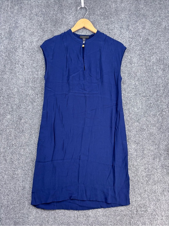 J. Crew Dresses & Skirts - J Crew Blue Minimalist Preppy Easy Tunic Dress Cap Sleeves Women’s XS